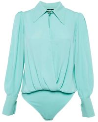 Elisabetta Franchi - ロングスリーブ ボディスーツ - Lyst