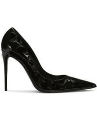 Dolce & Gabbana - Décolleté 105Mm Crocodile-Embossed Pumps - Lyst