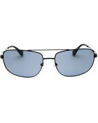 Timberland - Rectangle-Frame Metal Sunglasses - Lyst