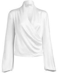 Silvia Tcherassi - Tea Wrap-Style Blouse - Lyst