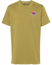 Moncler - T-Shirt Heart Con Applicazione - Lyst
