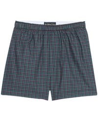 Brooks Brothers - Tartan-Check Cotton Boxers - Lyst