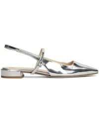 Fabio Rusconi - Metallic Ballet Flats - Lyst