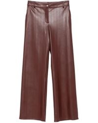 Patrizia Pepe - Faux-Leather Palazzo Pants - Lyst