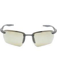 Maui Jim - Ho'Okipa Ultra G Rectangle-Frame Sunglasses - Lyst