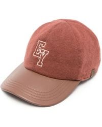 Eleventy - Logo-Embroidered Cashmere Baseball Cap - Lyst