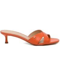Michael Kors - 30Mm Logo-Patched Crossover Sandals - Lyst
