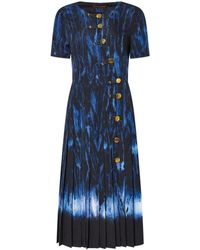 Altuzarra - Myrtle Shibori-print Midi Dress - Lyst