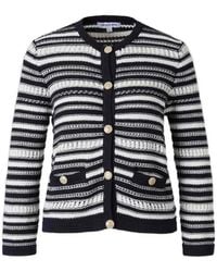Veronica Beard - Bellingham Button-Front Cardigan - Lyst