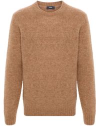 Herno - Pullover Mit Logo-Schild - Lyst