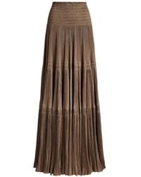 Ralph Lauren - Adeena Pleated Maxi Skirt - Lyst