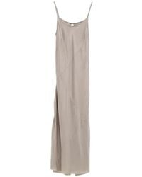 Lauren Manoogian - Robe Mi-Longue À Fines Bretelles Et Coutures En Biais - Lyst