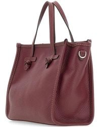 MARCELLA CLUB - Medium Miss Marcella 32 Grain Leather Tote Bag - Lyst