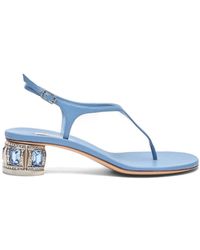 Casadei - Belle Epoque Ankle-Strap Sandals - Lyst