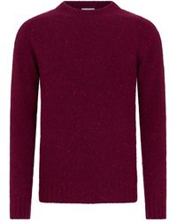 Malo - Speckled Crew-Neck Sweater - Lyst