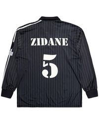 Y-3 - Elite 5 Striped Long-Sleeve Football Jersey T-Shirt - Lyst