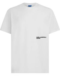KARL LAGERFELD - Graphic-Print T-Shirt - Lyst