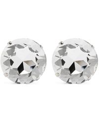 Moschino - Crystal-embellishment Clip-on Earrings - Lyst