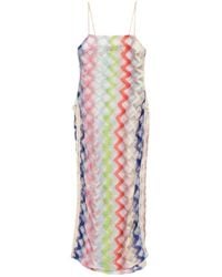 Missoni - Zig-Zag Knit Beach Dress - Lyst