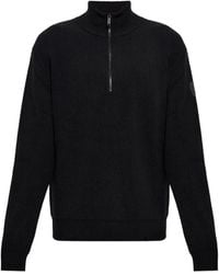 Canada Goose - Mckinney Zip-Fastening Ribbed-Knit Sweater - Lyst