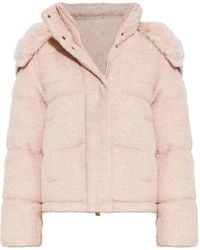 Moncler - Virieu Bouclé Padded Jacket - Lyst