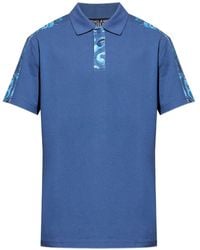 Versace Jeans Couture - Poloshirt mit barockem Print - Lyst