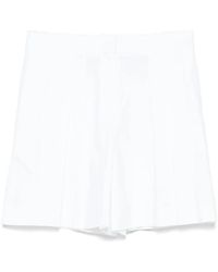 Theory - Shorts Met Geplooid Detail - Lyst