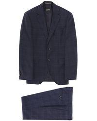 BOSS - Costume À Carreaux - Lyst