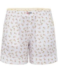 DIESEL - Pansy-D-Core Floral-Print Pajama Shorts - Lyst