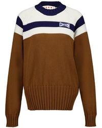 Marni - Jersey De Rayas De Algodón - Lyst