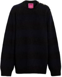Barrie - Gerippter Strickpullover Mit Streifen - Lyst