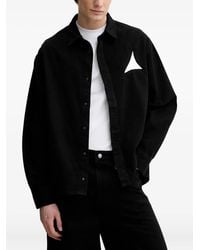 HELIOT EMIL - Giacca-Camicia Con Dettaglio A Triangolo - Lyst