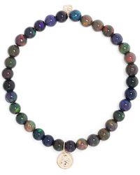 Sydney Evan - 14Kt- Tiny Sitting Buddha Opal Beaded Bracelet - Lyst