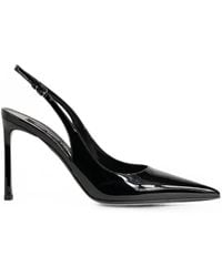 Sergio Rossi - Sr Liya Patent-Leather Slingback Pumps - Lyst