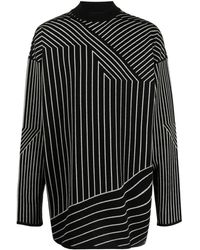 Rick Owens - Multi-Stripe Virgin Wool Jumper - Lyst