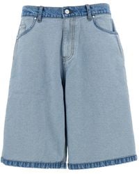 Arte' - Short Réversible En Jean - Lyst