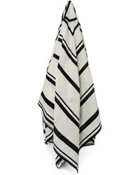 Anine Bing - Sciarpa A Righe Eliza Con Logo - Lyst