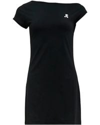 Rest&Recreation - Logo-Print One-Shoulder Mini Dress - Lyst