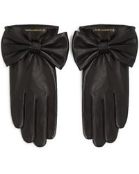 KARL LAGERFELD - Kl Studio Bow Gloves - Lyst