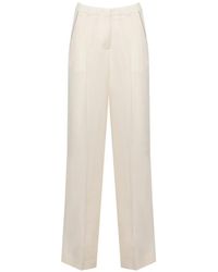 Peserico - Aurea Monili-Trim Trousers - Lyst