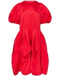 Comme des Garçons - Puff-Sleeve Tiered Dress - Lyst