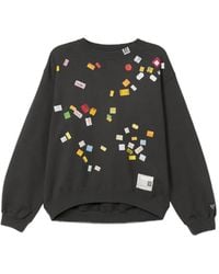 Maison Mihara Yasuhiro - Price Tag Sticker-Printed Sweater - Lyst
