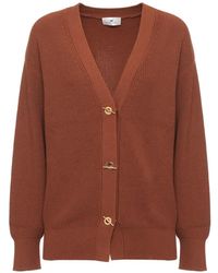 Elisabetta Franchi - V-Necked Cardigan - Lyst