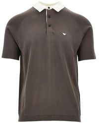 Emporio Armani - Mag Collared Polo Shirt - Lyst