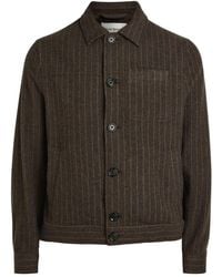 Oliver Spencer - Buffalo Pinstripe Button Shirt Jacket - Lyst