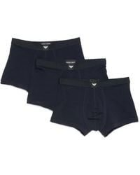 Emporio Armani - Lot De Deux Boxers À Patch Logo - Lyst