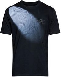 MM6 by Maison Margiela - Graphic Print T-Shirt - Lyst
