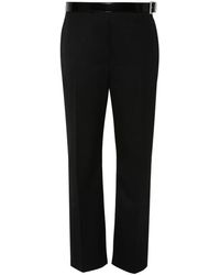 Prada - Gabardine Broek - Lyst