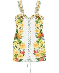 FARM Rio - Picnic Flowers ミニドレス - Lyst