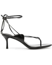 Alexander Wang - Ankle-Strap Low-Heel Sandals - Lyst